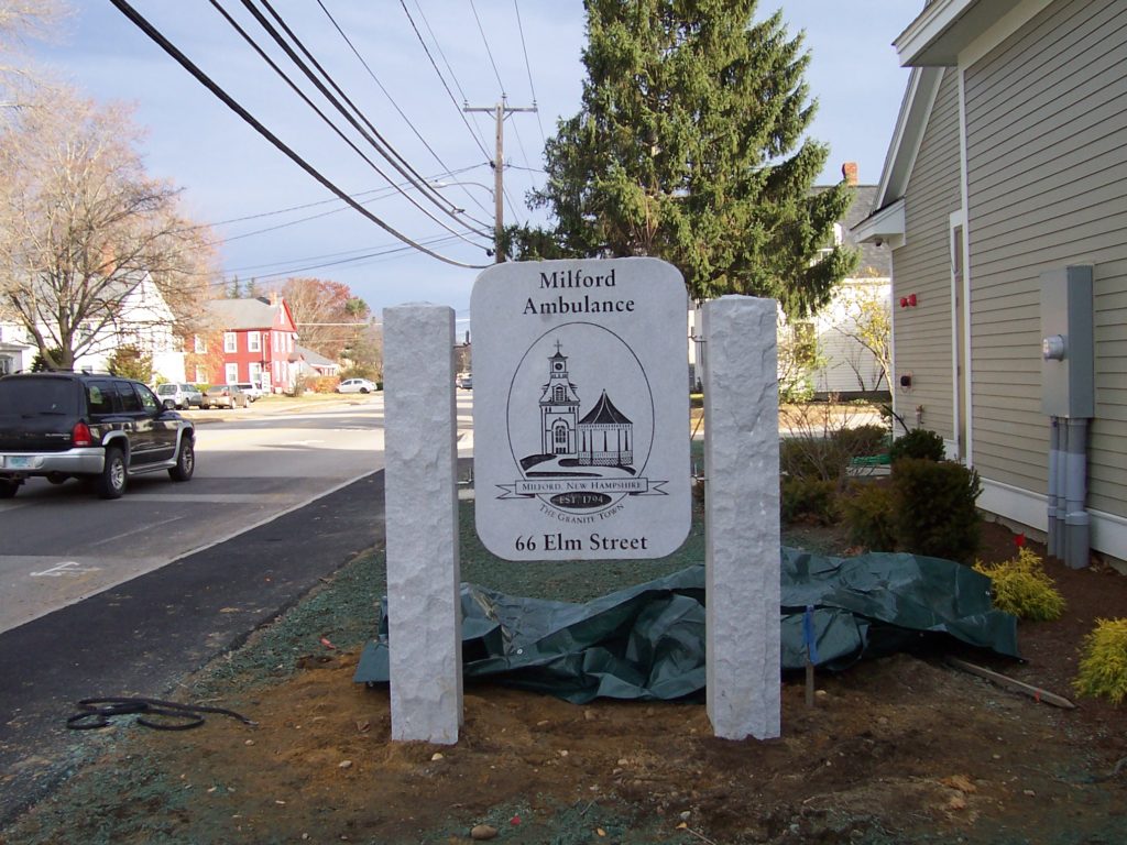 Milford Ambulance Sign